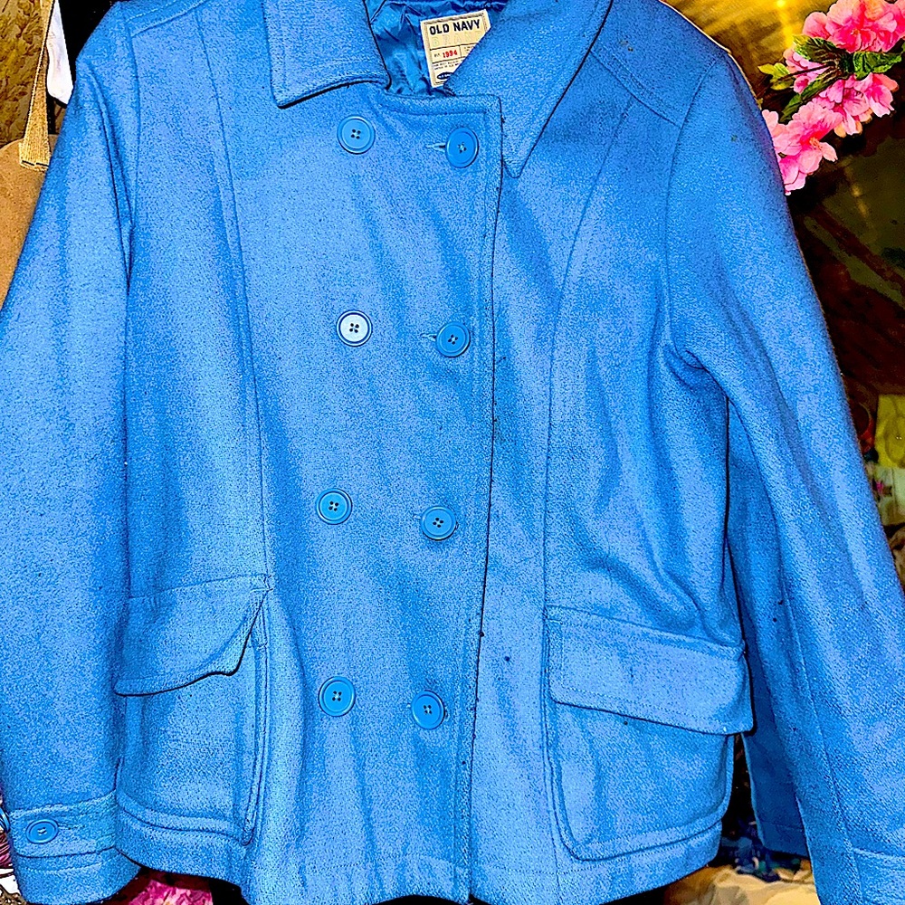 Size large old navy dresss coat